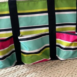 Striped Tote Bag by Thirty-One new, never used